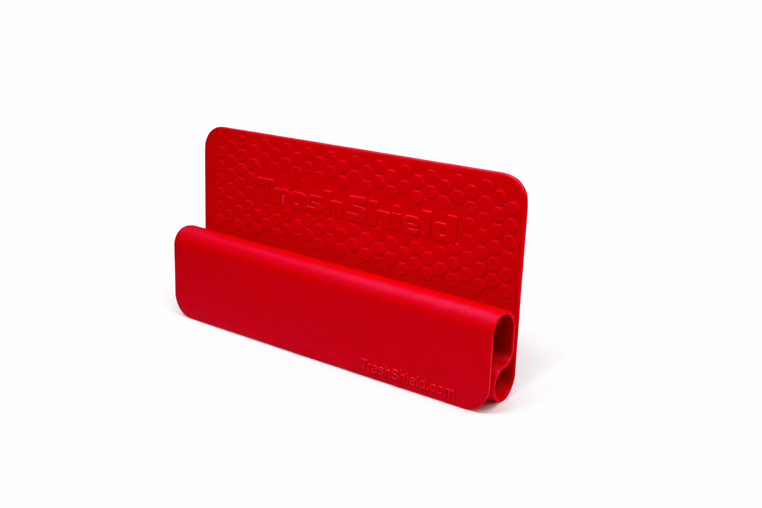 Small Trash Shield in Muted Red